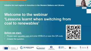 Webinar ‘Lessons learnt when switching from coal to renewables’ (6 July 2023) + Subtitles