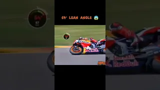 Marc Marquez - 64° lean angle on motogp bike #Shorts