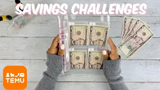 HOW TO MAKE SAVINGS CHALLENGES WITH TEMU | UNBOXING | TEMU HAUL | BUDGET | CASH STUFFING