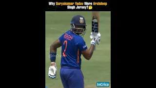 Suryakumar Yadav ने Arshdeep की Jersey क्यों पहनी? 😮 #shorts #InCrico