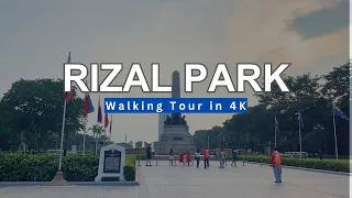 LUNETA PARK (Rizal Park) | Walking Tour in 4K | September 2023 | Philippines