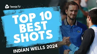 Carlos Alcaraz & Jannik Sinner MADNESS! | Top 10 Plays From Indian Wells 2024