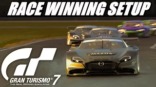 Gran Turismo 7 - Race Winning Setup Dominate With My Mazda RX Vision Setup + Race Advice (Daytona)