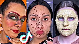 100 Layers Of Makeup Challenge💄 | Tiktok Compilation