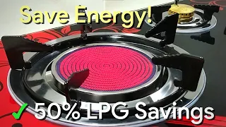 *50% LPG SAVINGS!!! Infrared/Ceramic Gas Stove Review | Cooking Test vs Regular Gas Stove