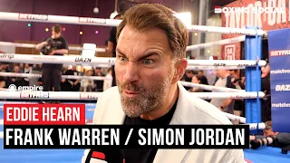 Eddie Hearn REACTS To Frank Warren & Simon Jordan’s Tyson Fury Spat
