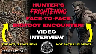 Hunter's Frightening Face-To-Face Bigfoot Encounter!!! #bigfoot #kentucky #shorts #scary #fyp