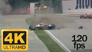 Acidente Ayrton Senna 4K 120fps Slow Motion (1994)