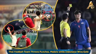 Thai Football Team Throws Punches, Medals while Indonesia Wins Gold