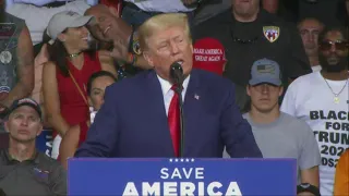 Former President Donald Trump holds rally in Pennsylvania