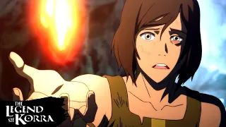 Korra's Journey To Meeting Toph | Full Scene | The Legend of Korra