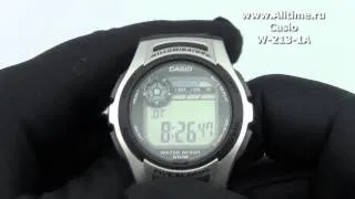 Мужские японские наручные часы Casio W-213-1A