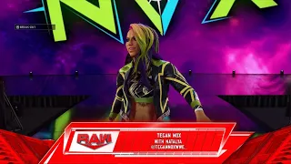 #WWE2K24 RAW: CHELSEA GREEN W PIPER NIVEN vs TEGAN NOX W NATALYA