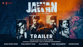 Jawan - Trailer | Ft, Shah Rukh Khan, Vijay, Allu Arjun, Vijay Sethupathi, Nayanthara | Atlee Kumar