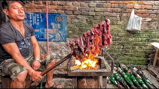 Bhaktapur Street Food 🇳🇵| BEST Nepali FOODS to Try in Bhaktapur, NEPAL!