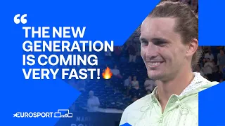 Alexander Zverev on the talented youngsters emerging on the scene ⭐ | Australian Open 2024 🇦🇺