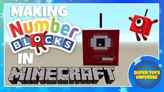 Making NUMBERBLOCKS Number Block Number 1 in MINECRAFT - Cbeebies