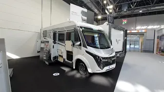Integrated Italian RV with queen bed. Mobilvetta Design Kea i90