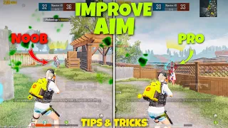 HOW TO IMPROVE AIM IN BGMI🔥BATTLEGROUNDS MOBILE INDIA BEST CLOSE RANGE TIPS AND TRICKS PUBG MOBILE