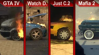 THE BIG COMPARISON 2 | GTA IV vs. Watch Dogs vs. Just Cause 2 vs. Mafia II | PC | ULTRA