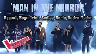 Smiley, Tudor, Irina, Brenciu, Andra, Despot, Moga - Man In The Mirror | Vocea Reuniunea 2020