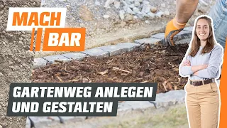 Gartenweg anlegen und gestalten: Zierweg mit Rindenmulch | OBI