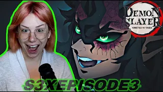 WATCHING Demon Slayer Season 3 episode 3 REACTION and REVIEW