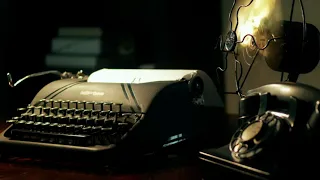 Vintage Writer's Desk | Film Noir Smooth Jazz Ambience