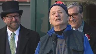 Bill Murray honors the late Harold Ramis on "Groundhog Day"