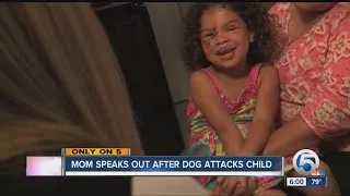 5-year-old girl bitten by neighbor's dog, family pet pitbull helped save her from the attack