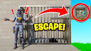 ESCAPING from PRISON in Fortnite (Cops and Robbers)