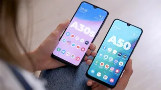 Обзор Galaxy A30s и сравнение с Galaxy A50