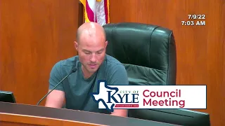 City of Kyle Special Council - July 9th 2022