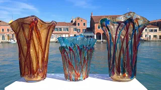 Fantasy Lava Vase - Original Murano Glass