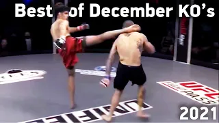 MMA's Best Knockouts of the December 2021, HD