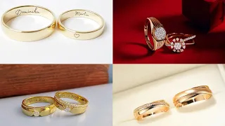 Latest wedding rings designs 2024 #engagementrings #rings #couplerings #weddingrings