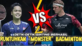 RUNTUHKAN "MONSTER" BADMINTON || Antoni Sinisuka GINTING vs Viktor AXELSEN || Flashback match