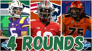 4 Round 2024 NFL Mock Draft with Trades!! Seattle Makes A Huge Move Up!