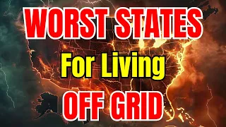 10 Worst U.S States for Living Off Grid