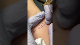 ASMR TATTOO PROCESS