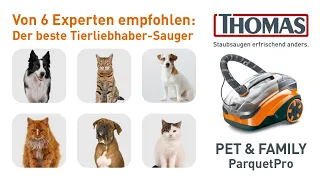 THOMAS AQUA+ PET & FAMILY PARQUET PRO - der Staubsauger für Tierhaare und Parkett