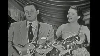 Les Paul and Mary Ford perform live on The Colgate Comedy Hour.