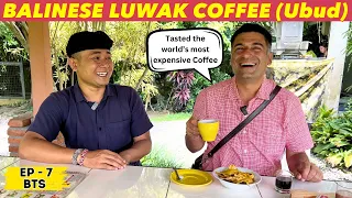 EP - 7 BTS Ubud to Nusa Penida | Lumbung Sari Luwak Coffee | Sanur | Bali, Indonesia