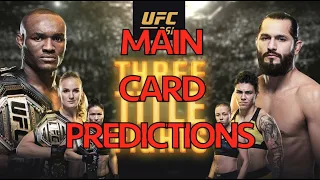 UFC 261: Usman vs. Masvidal II (MAIN CARD PREDICTIONS)