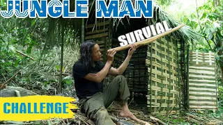 JUNGLE MAN | 6 MONTHS SURVIVAL | JUNGLE MAN & HAND MADE BOW | EP 13