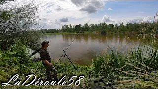 Pêche rapide sur un nouveau poste // Pêche de la carpe en Loire.