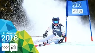 Giant Slalom - River Radamus (USA) wins Men's gold | ​Lillehammer 2016 ​Youth Olympic Games​