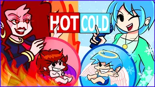 Hot Pregnant vs Cold Pregnant! | Friday Night Funkin Hot VS Cold Food Mukbang FNF ANIMATION MUKBANG