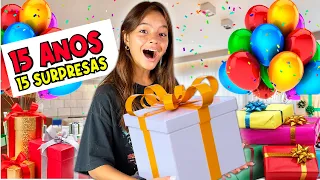 15 SURPRESAS No Aniversário de 15 ANOS da Vivi! 🎂