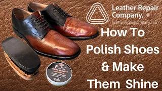 Polishing Leather Shoes After Customised Dyes Applied How To Restore Leather Shoes